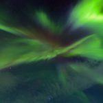 Reproduction of sound induced by northern lights